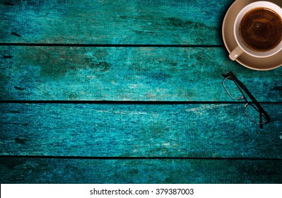 coffee cup on the table