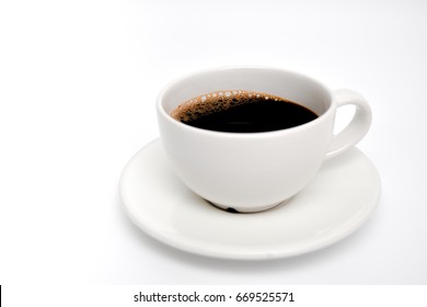 Coffee Cup On A White Background.