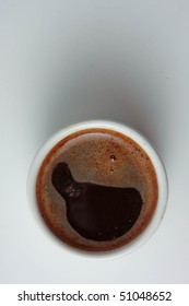 Coffee Cup From Top Position