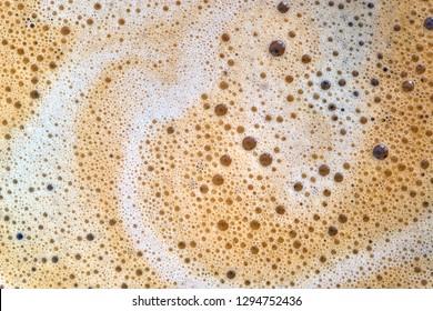 Coffee Foam Macro.