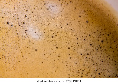 Coffee Foam. Texture