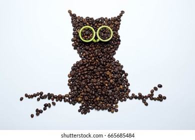  Coffee in the form of an owl