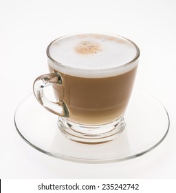 Coffee Glass Isolated On White Background