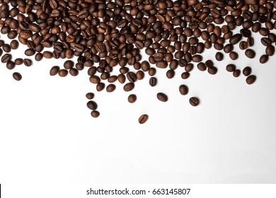 Coffee Grain Isolated Background For Design