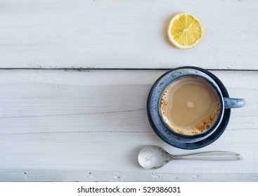 coffee and lemon