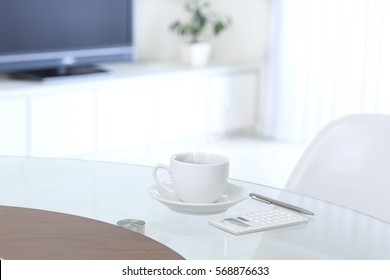 Coffee in the living room - Shutterstock ID 568876633