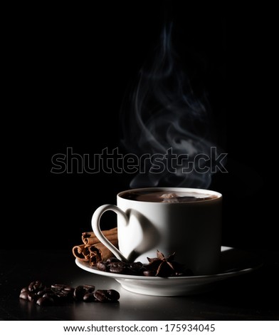 Similar – Image, Stock Photo coffee splash Nutrition