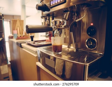 Coffee Machine in Vintage tone - Powered by Shutterstock