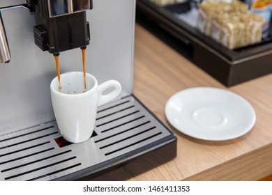 coffee maker machine making coffee
