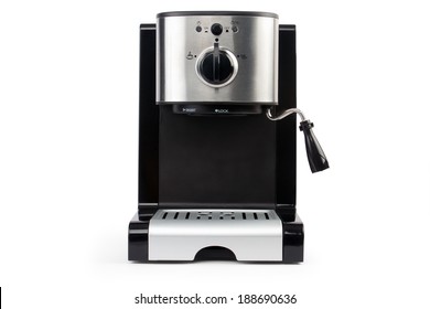 Coffee Maker On A White Background Isolated 