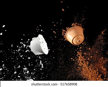 Coffee And Milk Powder Explosion