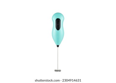 Coffee mixer on a white background.
				Hand Blender. Milk frother.