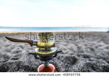 coffee on the beach