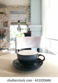 coffee on the table in good window light
