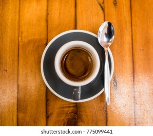 Coffee on Wooden Table