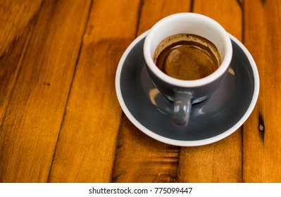 Coffee on Wooden Table