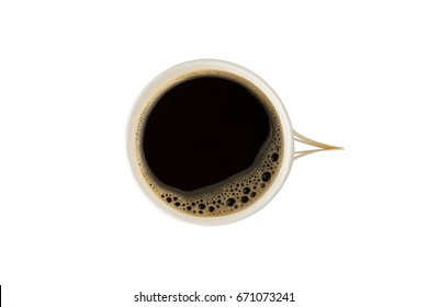 Coffee, Paper Cup Of Coffee On Isolate Background