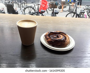 Coffee and pastry in Copenhagen