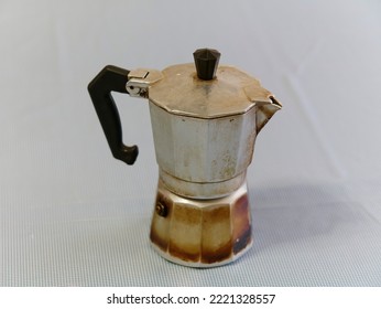 coffee pot on a table in the kitchen