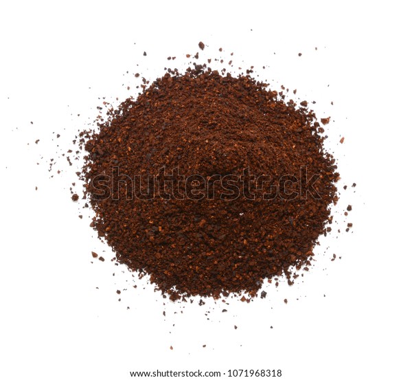 Coffee Powder Isolated On White Background Stock Photo (Edit Now ...