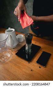 Coffee Preparation Process In The V60 Method From Start To Finish