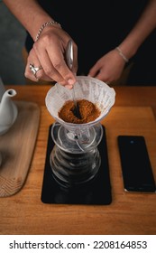 Coffee Preparation Process In The V60 Method From Start To Finish