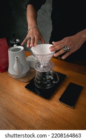 Coffee Preparation Process In The V60 Method From Start To Finish