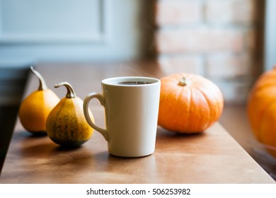 Coffee and pumpkins