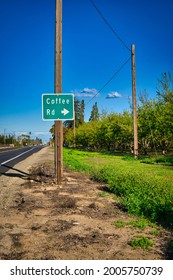 Coffee Rd In Central Valley California