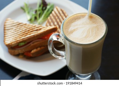 Coffee And Sandwich