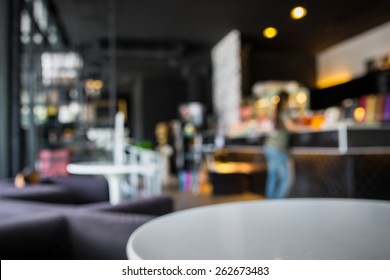 Coffee Shop Blur Background 