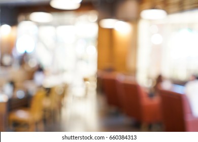 Coffee Shop Blur Background