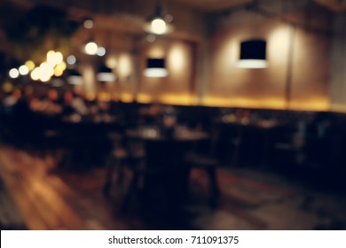 Coffee Shop Blur Background Bokeh Light Stock Photo (Edit Now) 709014580