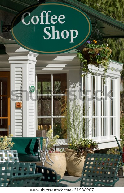 Coffee Shop Entrance Botanical Garden Stock Photo (Edit ...