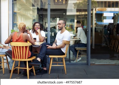 Coffee Shop Talking Leisure Lifestyle Relaxation Concept