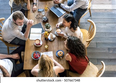 Coffee Shop Talking Leisure Lifestyle Relaxation Concept - Powered by Shutterstock