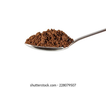 Coffee Spoon On White Background