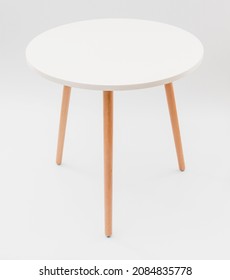 Coffee Table On White Background