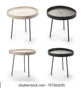 Coffee table set isolated on white, Clipping Path included  - Shutterstock ID 757361035