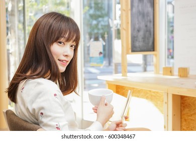Coffee and woman