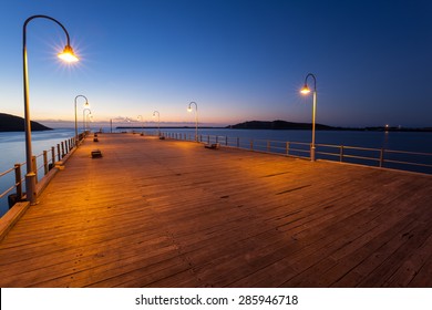 Coffs Harbour Jetty At Dawn