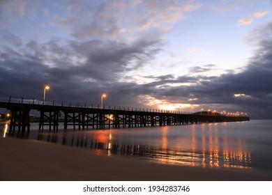 Coffs Harbour Jetty At Sunrise