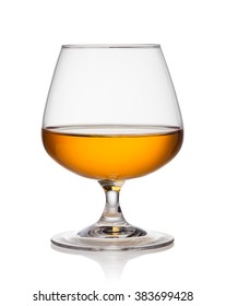 Cognac On A White Background