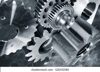 Cogwheels And Gears Of Titanium And Steel For The Aerospace Industry