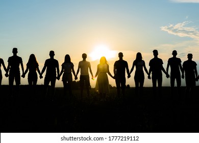 78,094 Men holding hands silhouette Images, Stock Photos & Vectors ...