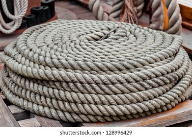 Coil Of Rope Close-up