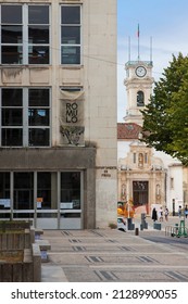 Coimbra, Portugal. August, 2021. Physical Education Department Building At The Old University Of Coimbra.