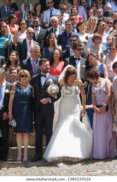 Coimbra Portugal Circa June 15 Bride Stock Photo Edit Now