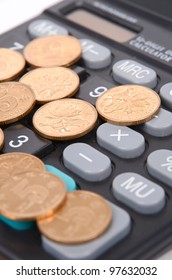 Coin and calculator