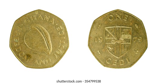 Coin Ghana. 1 Cedi 1979